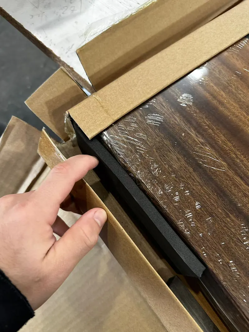 Countertop corner protection packaging Countertop corner protection packaging detail for export shipment